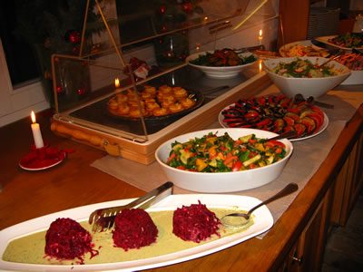 Buffet - Gutshaus in Parin - Silvesterseminar